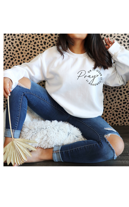 Pray on it | Christian sweater| Christian apparel | Christian clothes | Christian gifts