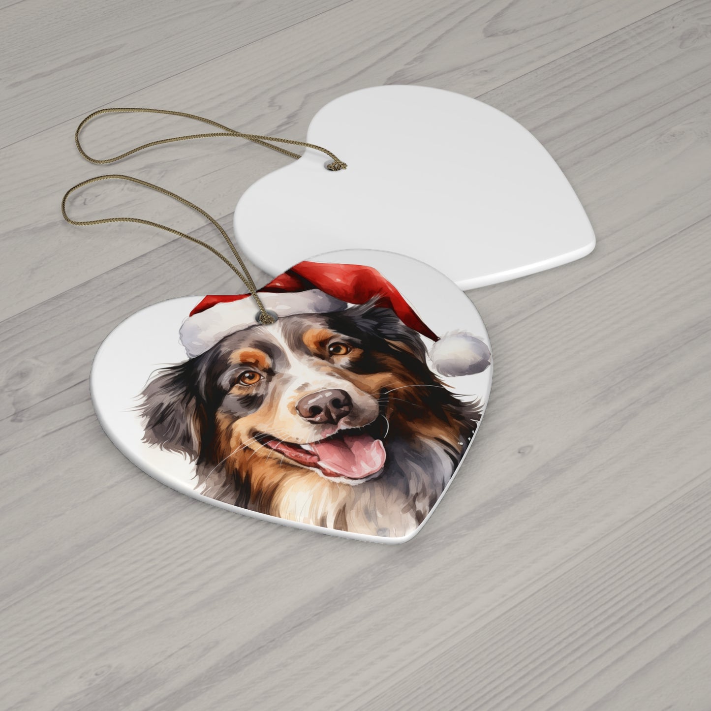 Border Collie Christmas Ornament