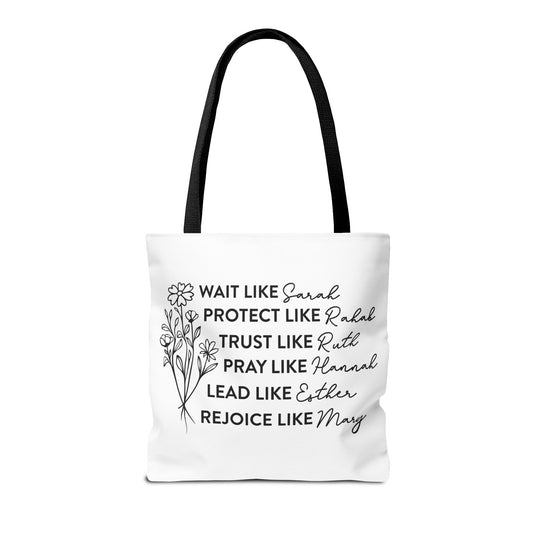 Christian Women of the Bible Tote Bag | Christian bag | Christian apparel | Christian gifts