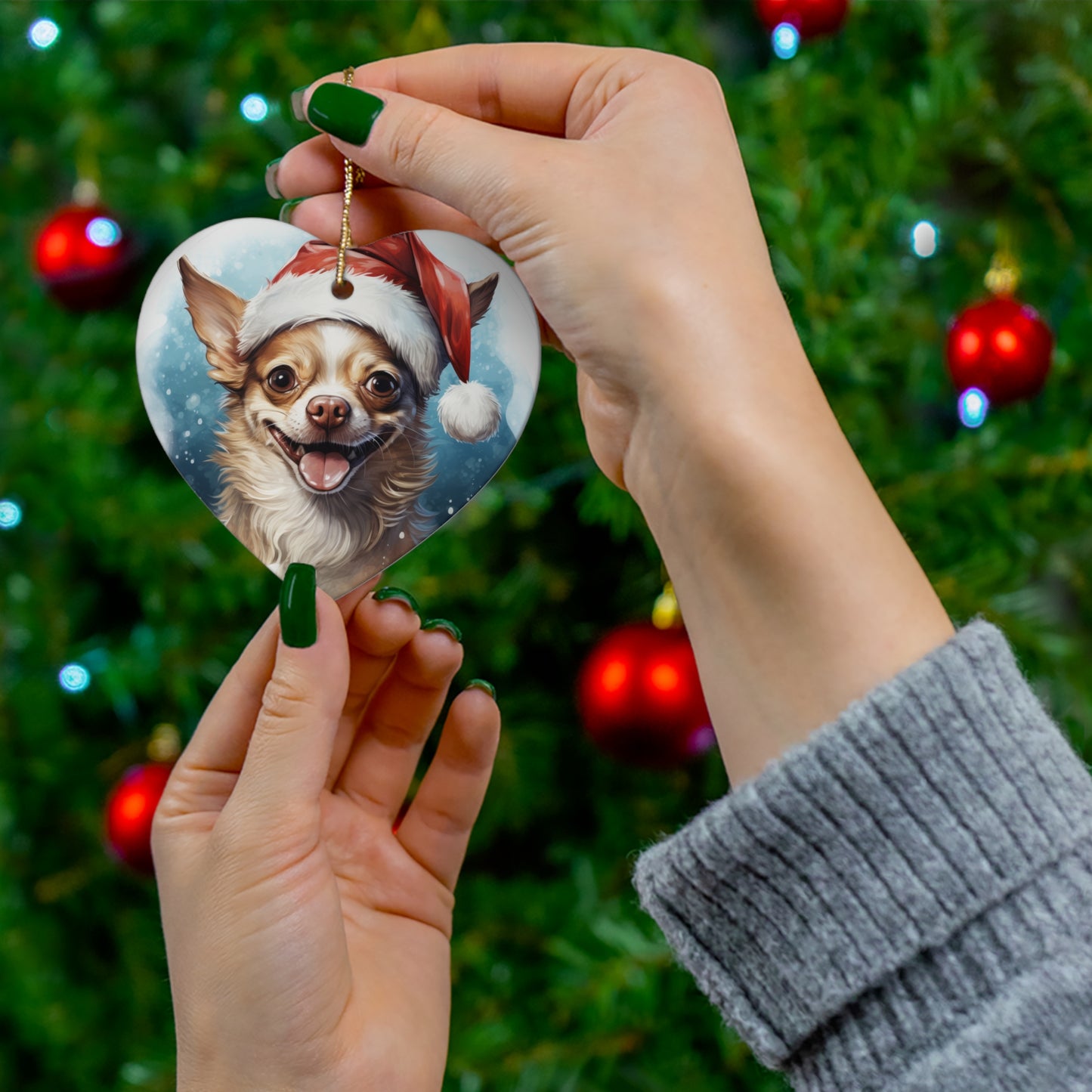 Chihuahua  Christmas Ornament