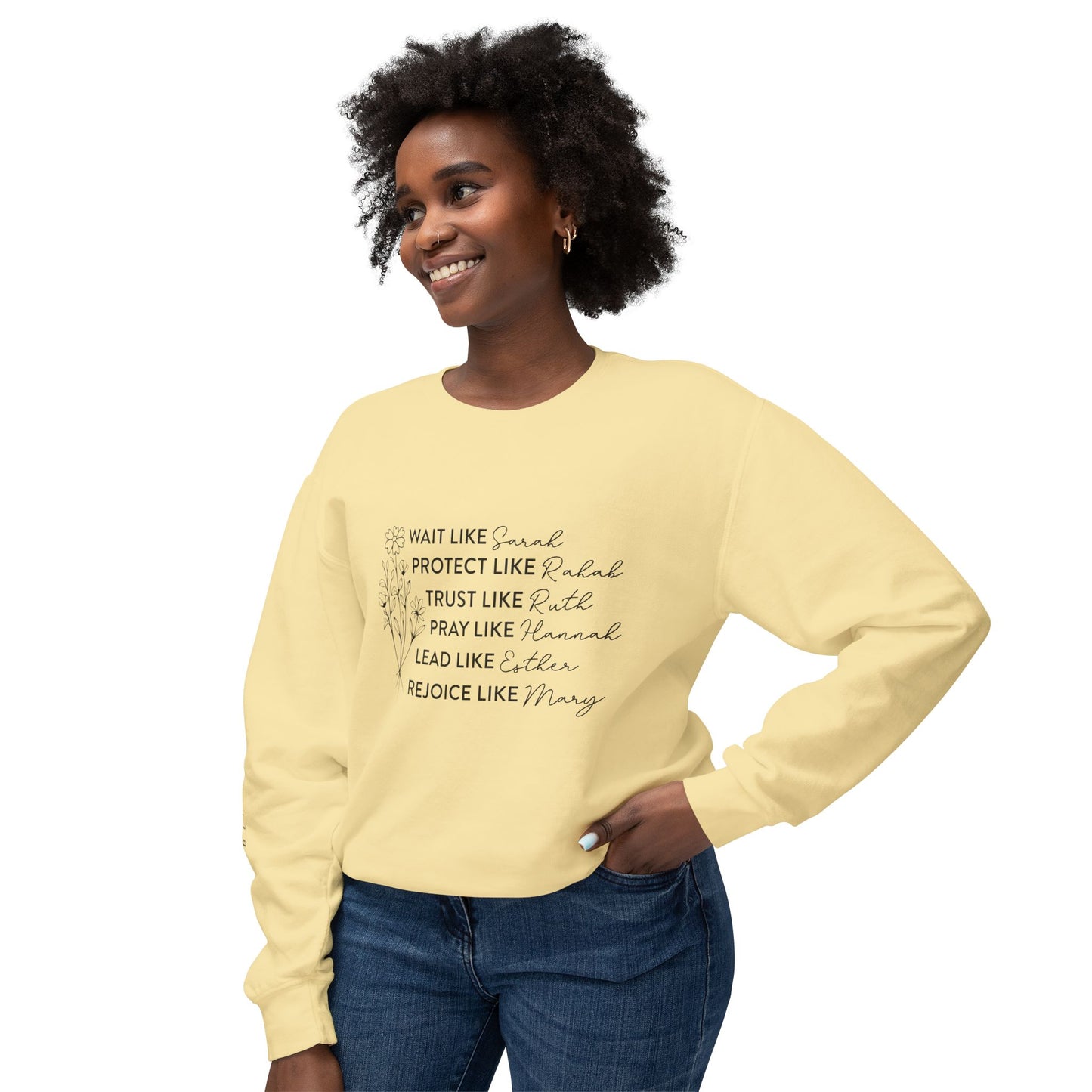 Women of the Bible Lightweight Sweatshirt - Christian Gifts | Christian Clothes | Christian Apparel