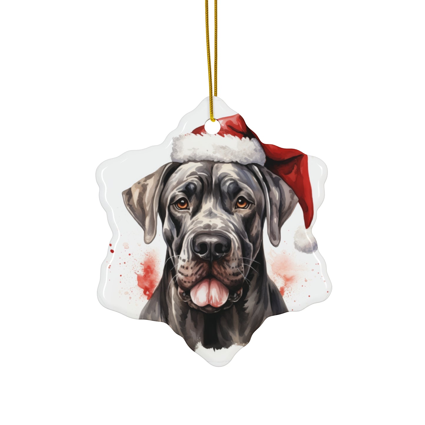 Great Dane Christmas Ornament