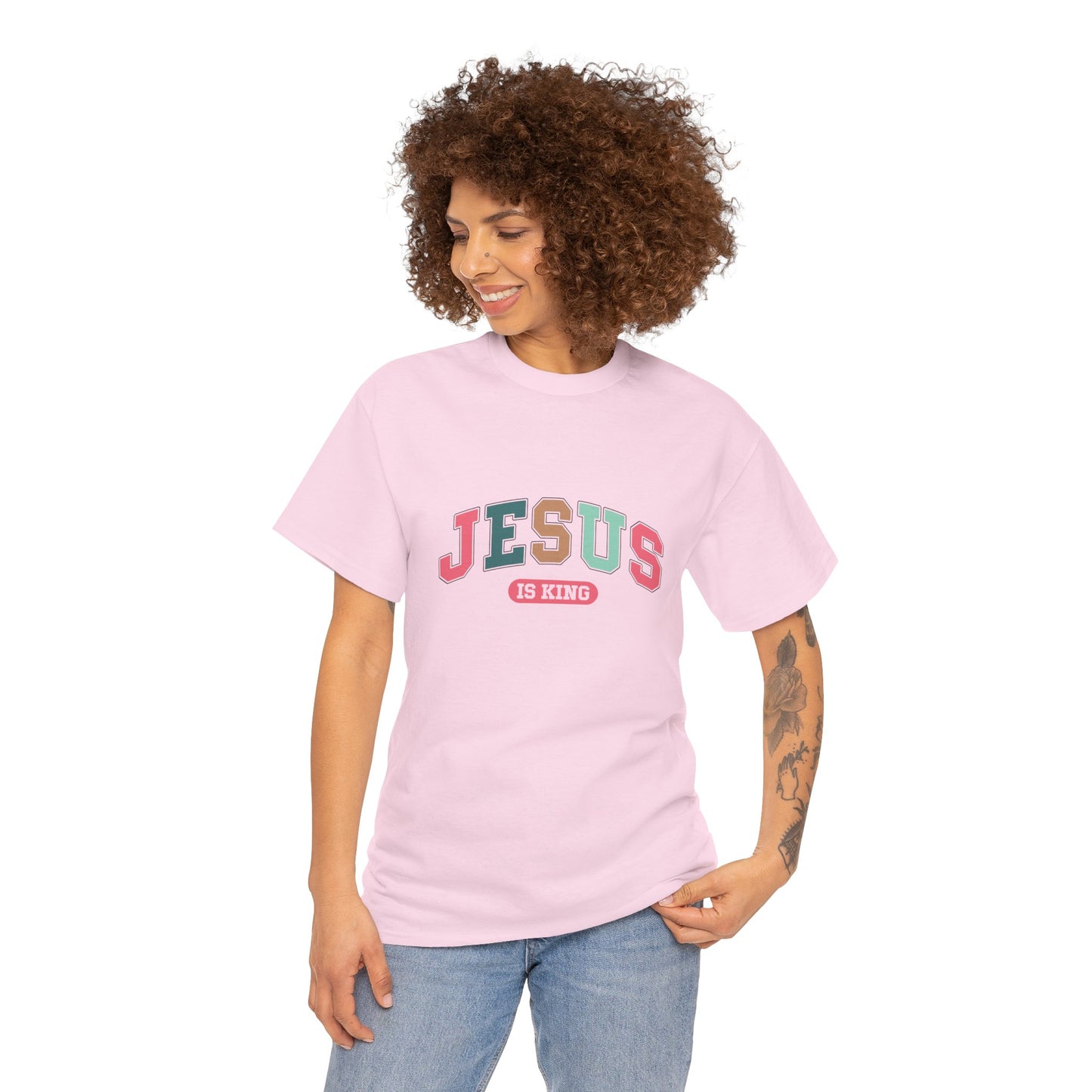 Jesus is King |Religious Graphic Tee, Christian Unisex Shirt, Jesus is King Apparel, Faith Gift Tee, Christian Clothing, Biblical Tee, Religious Gift,