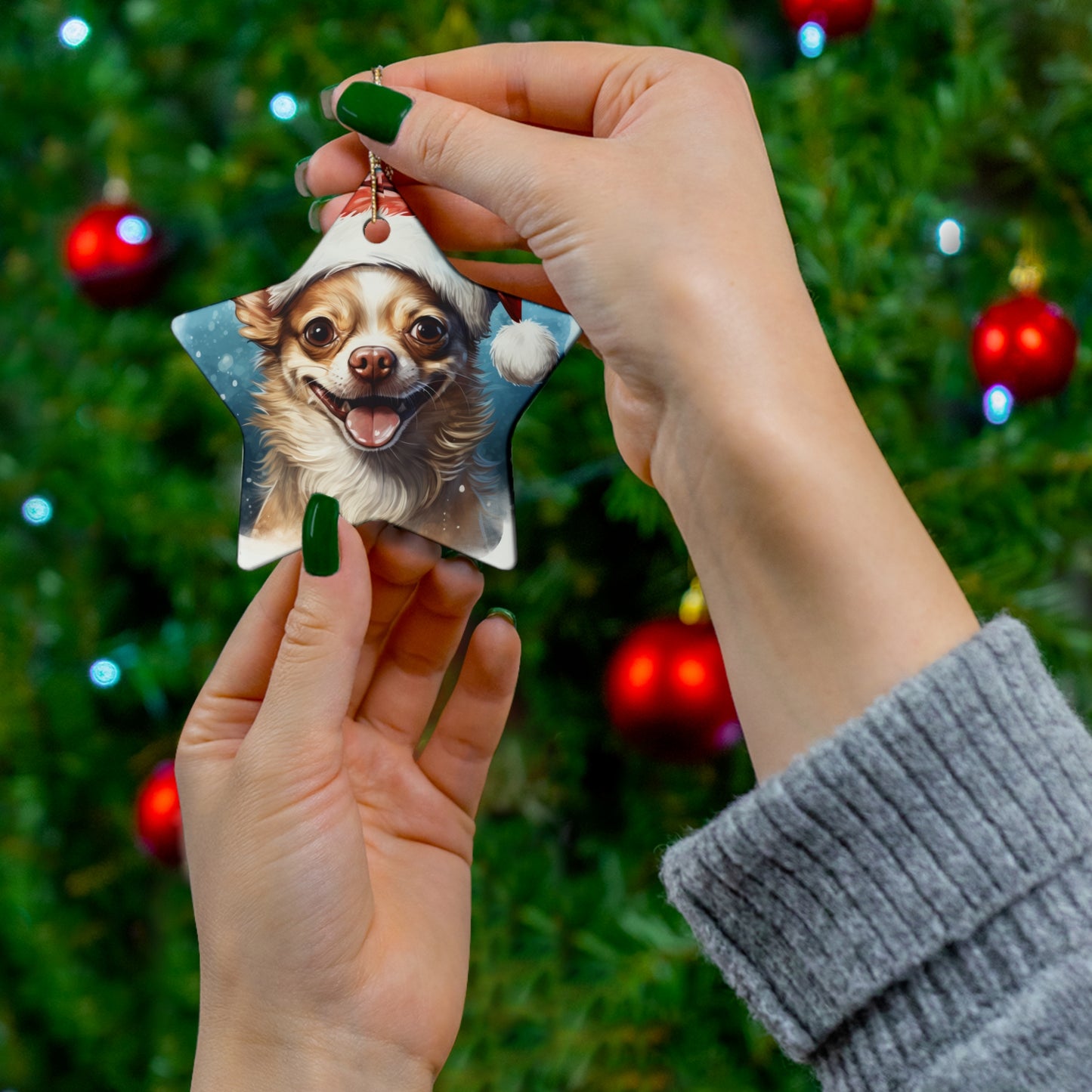 Chihuahua  Christmas Ornament