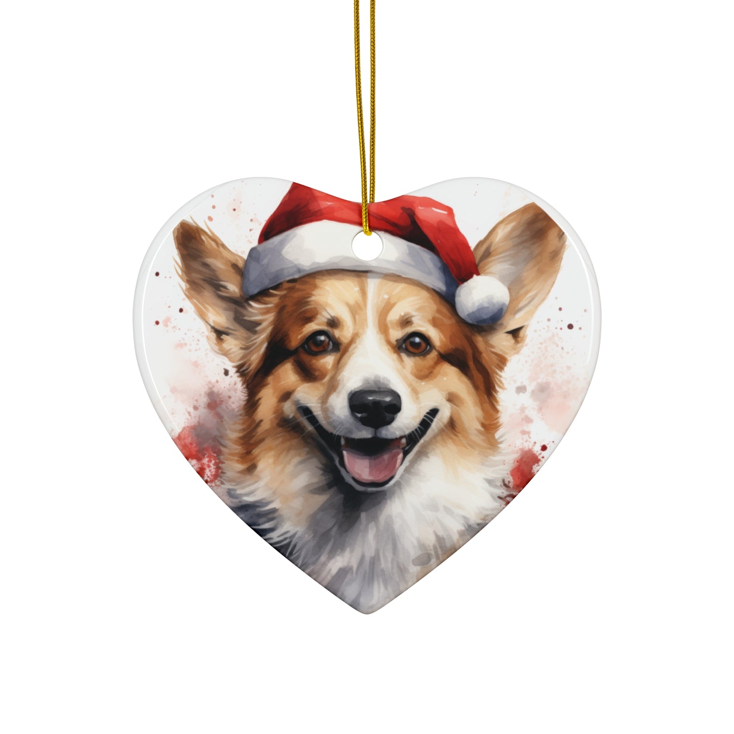 Corgi Christmas Ornament