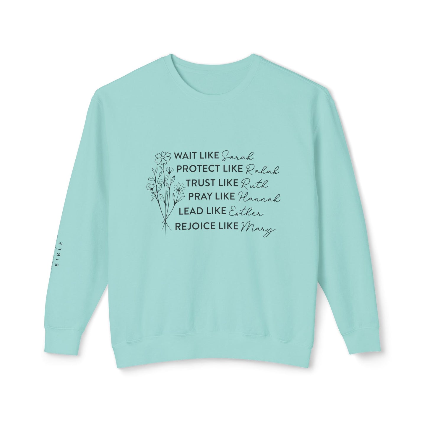 Women of the Bible Lightweight Sweatshirt - Christian Gifts | Christian Clothes | Christian Apparel