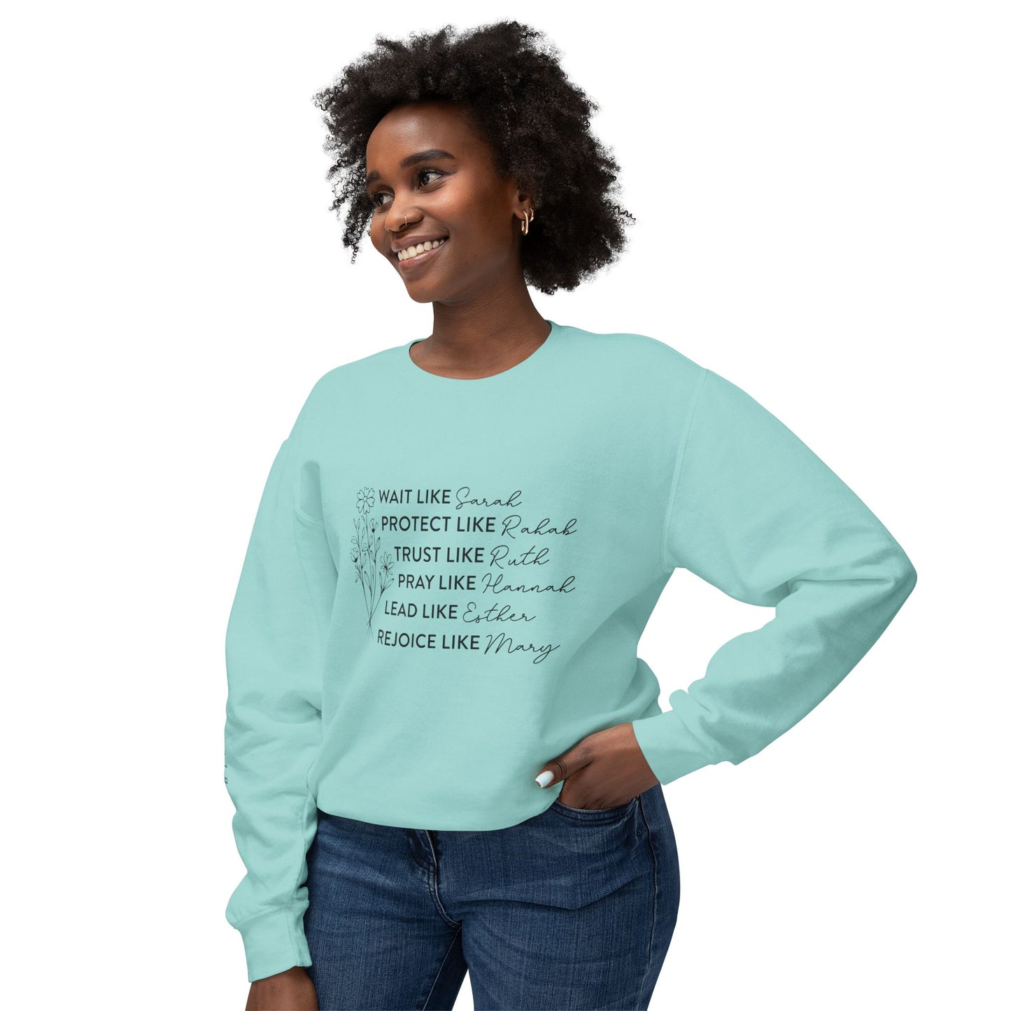 Women of the Bible Lightweight Sweatshirt - Christian Gifts | Christian Clothes | Christian Apparel