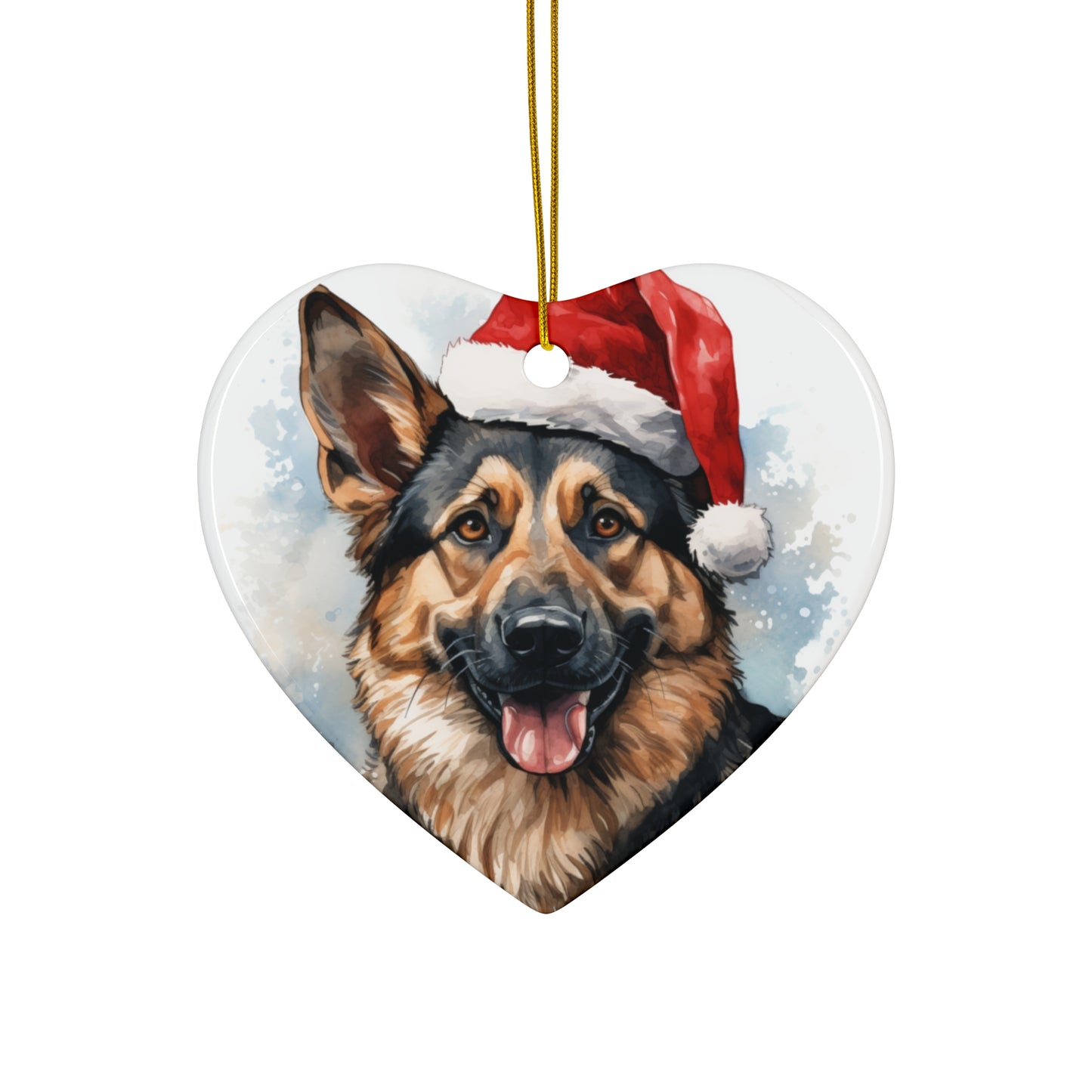 German Shepherd Christmas Ornament