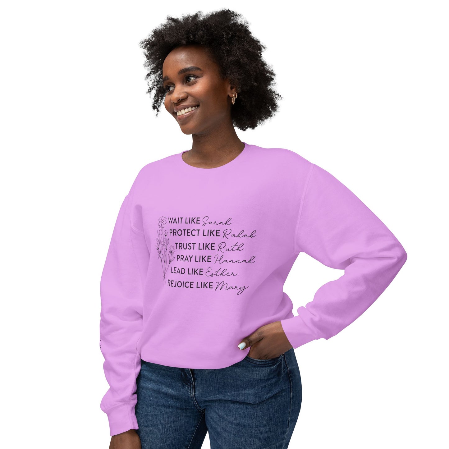 Women of the Bible Lightweight Sweatshirt - Christian Gifts | Christian Clothes | Christian Apparel