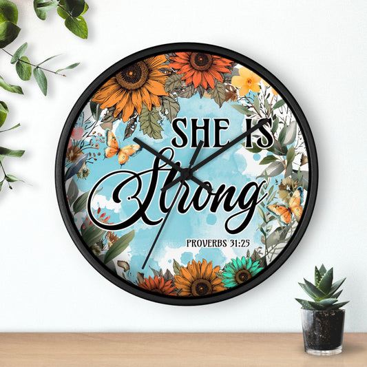 Wall Clock - Proverbs 31 Inspirational Christian Home Decor