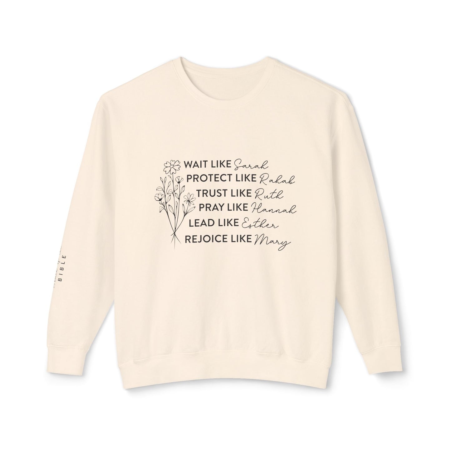 Women of the Bible Lightweight Sweatshirt - Christian Gifts | Christian Clothes | Christian Apparel