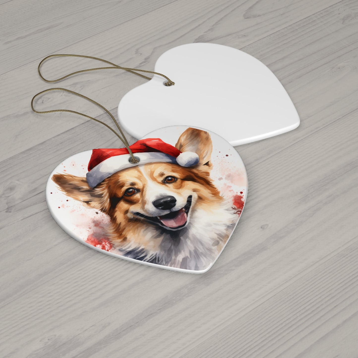 Corgi Christmas Ornament