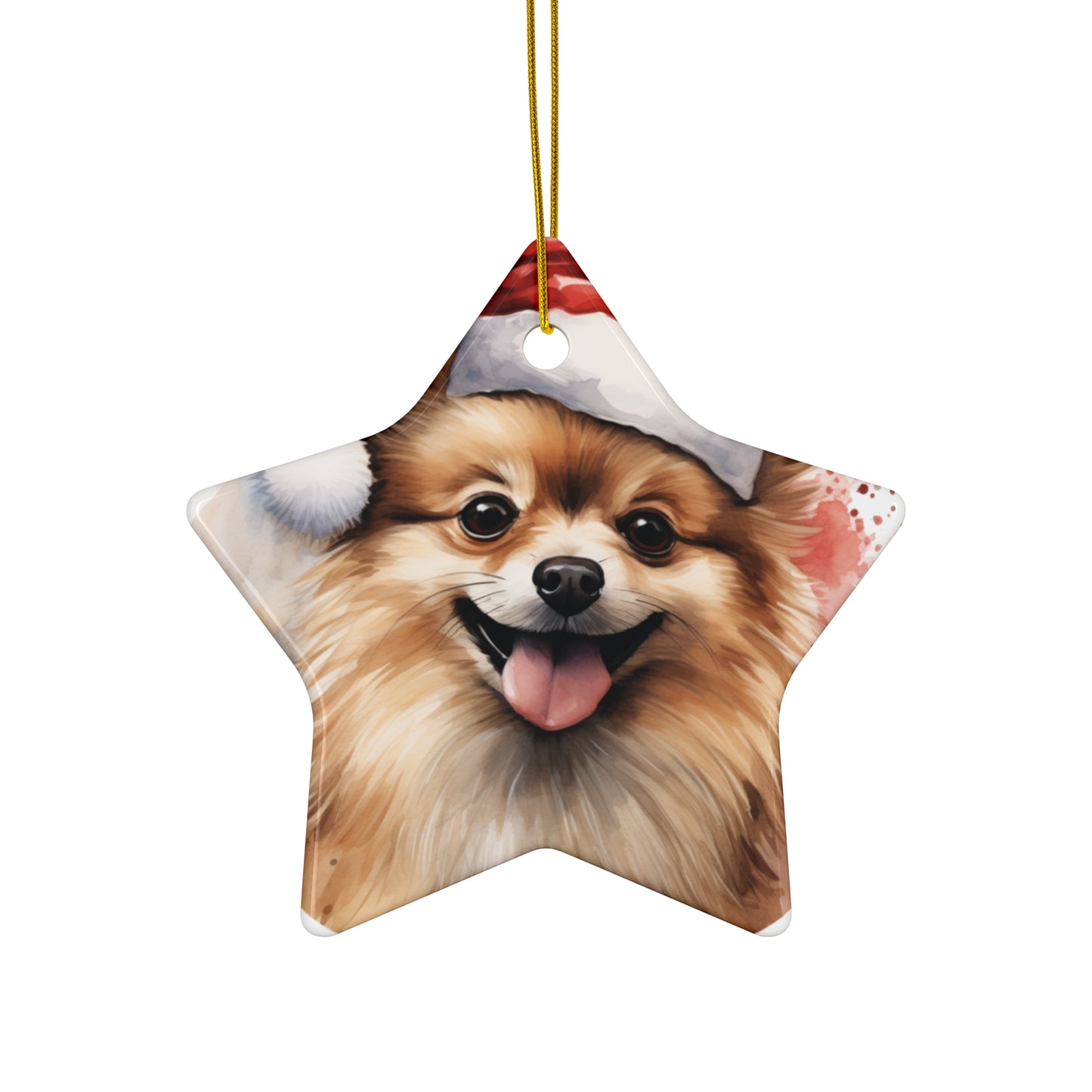 Pomeranian Christmas Ornament