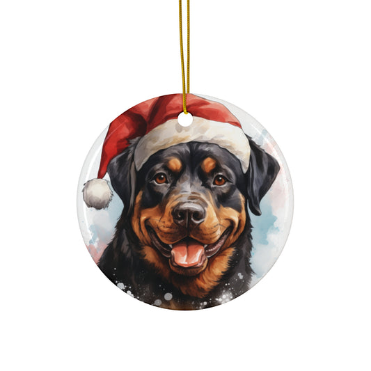 Rottweiler Christmas Ornament