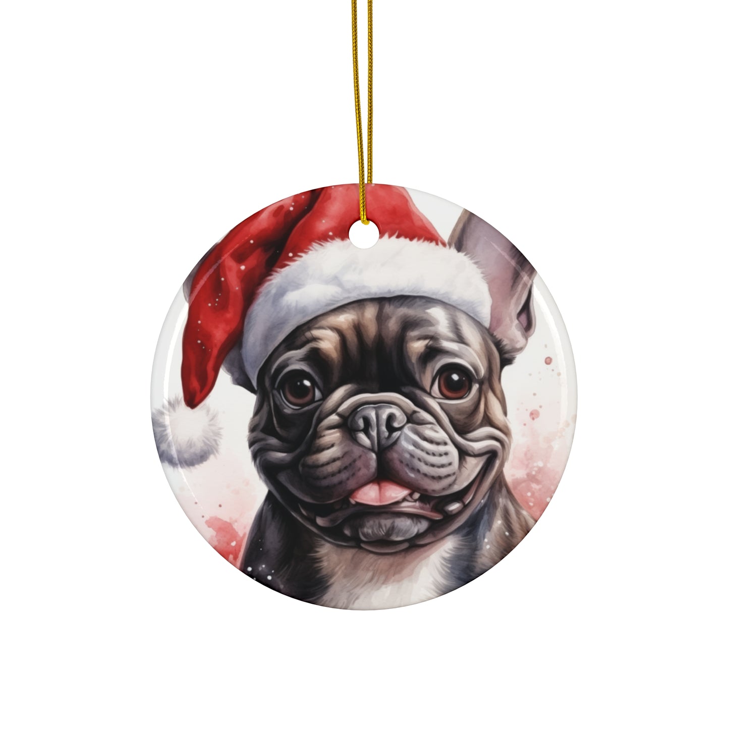 Pug Christmas Ornament