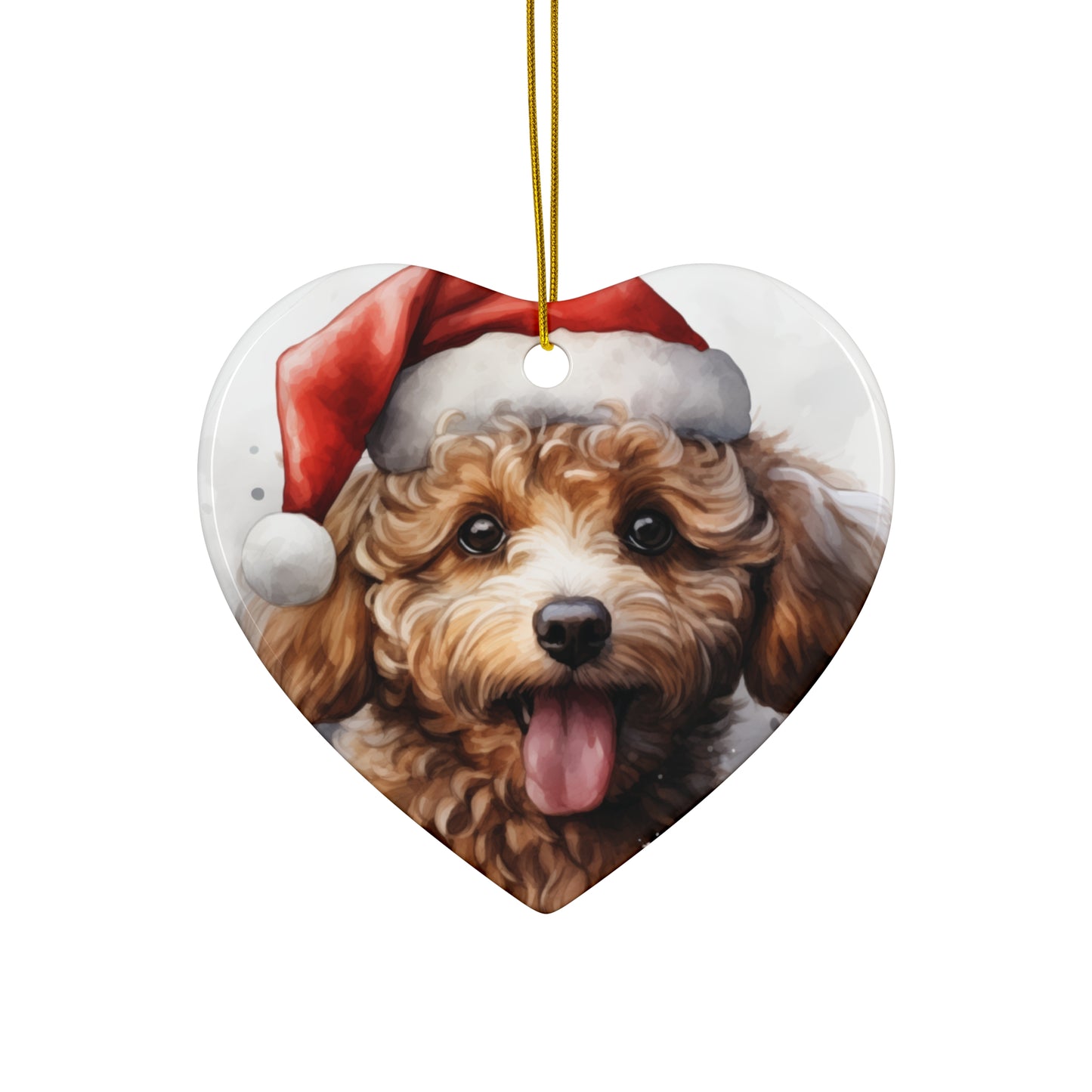 Golden Doodle Christmas Ornament