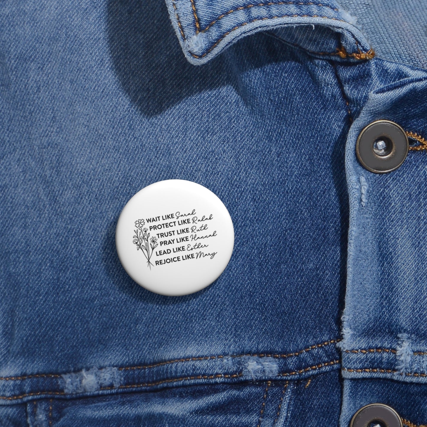 Women of the Bible pin | Christian button | Christian accessories