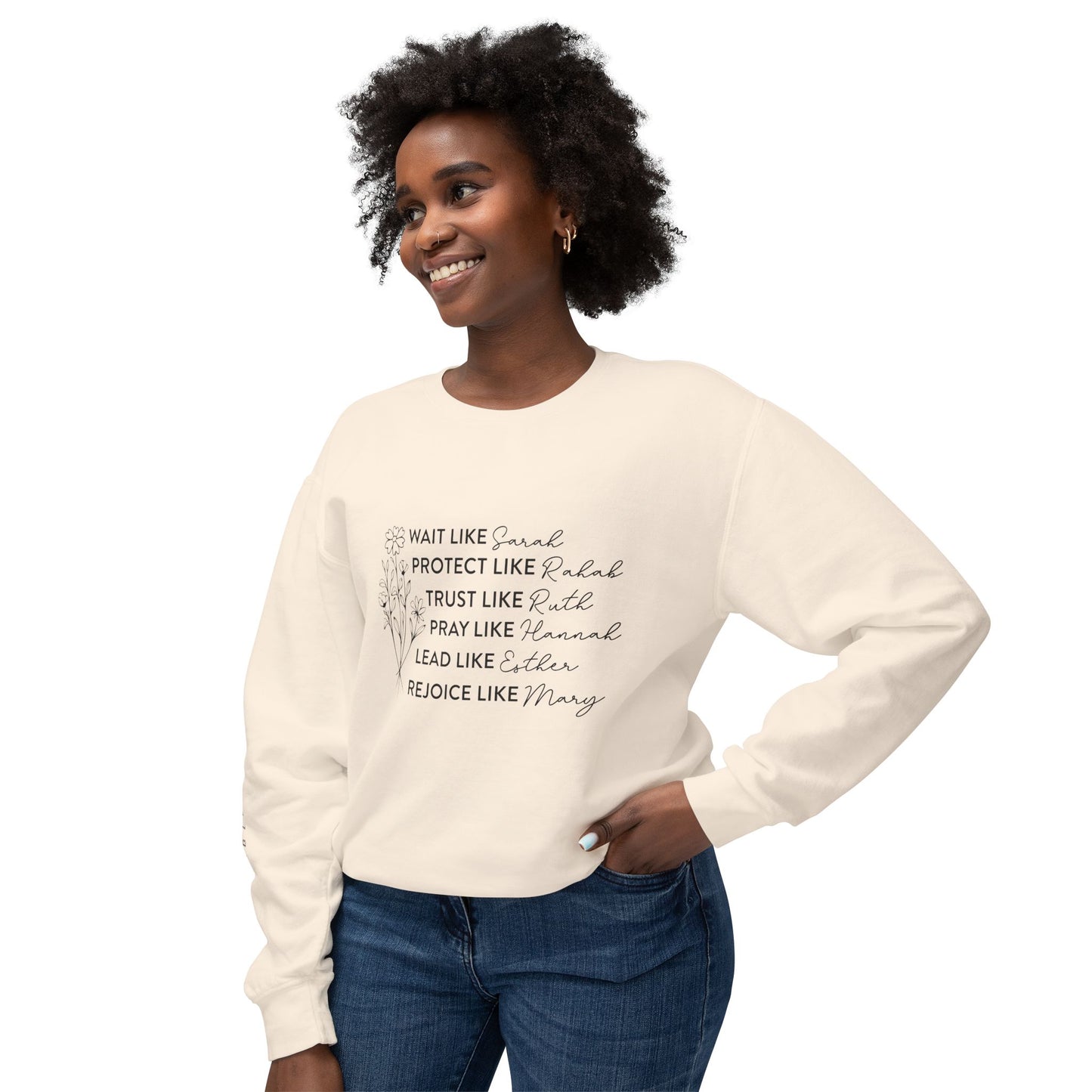 Women of the Bible Lightweight Sweatshirt - Christian Gifts | Christian Clothes | Christian Apparel