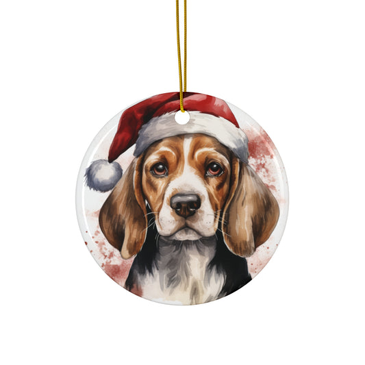 Custom Beagle Christmas Ornament