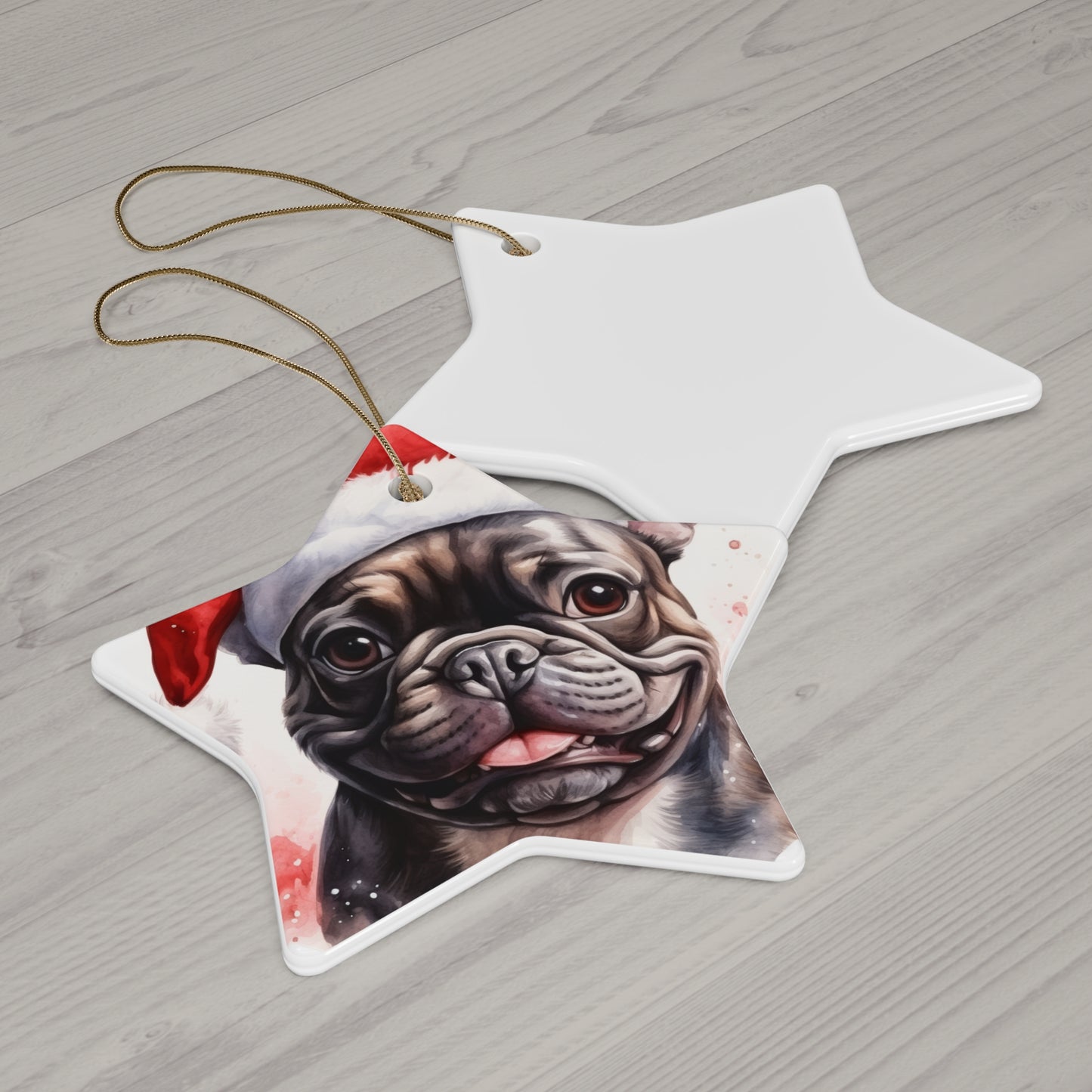 Pug Christmas Ornament