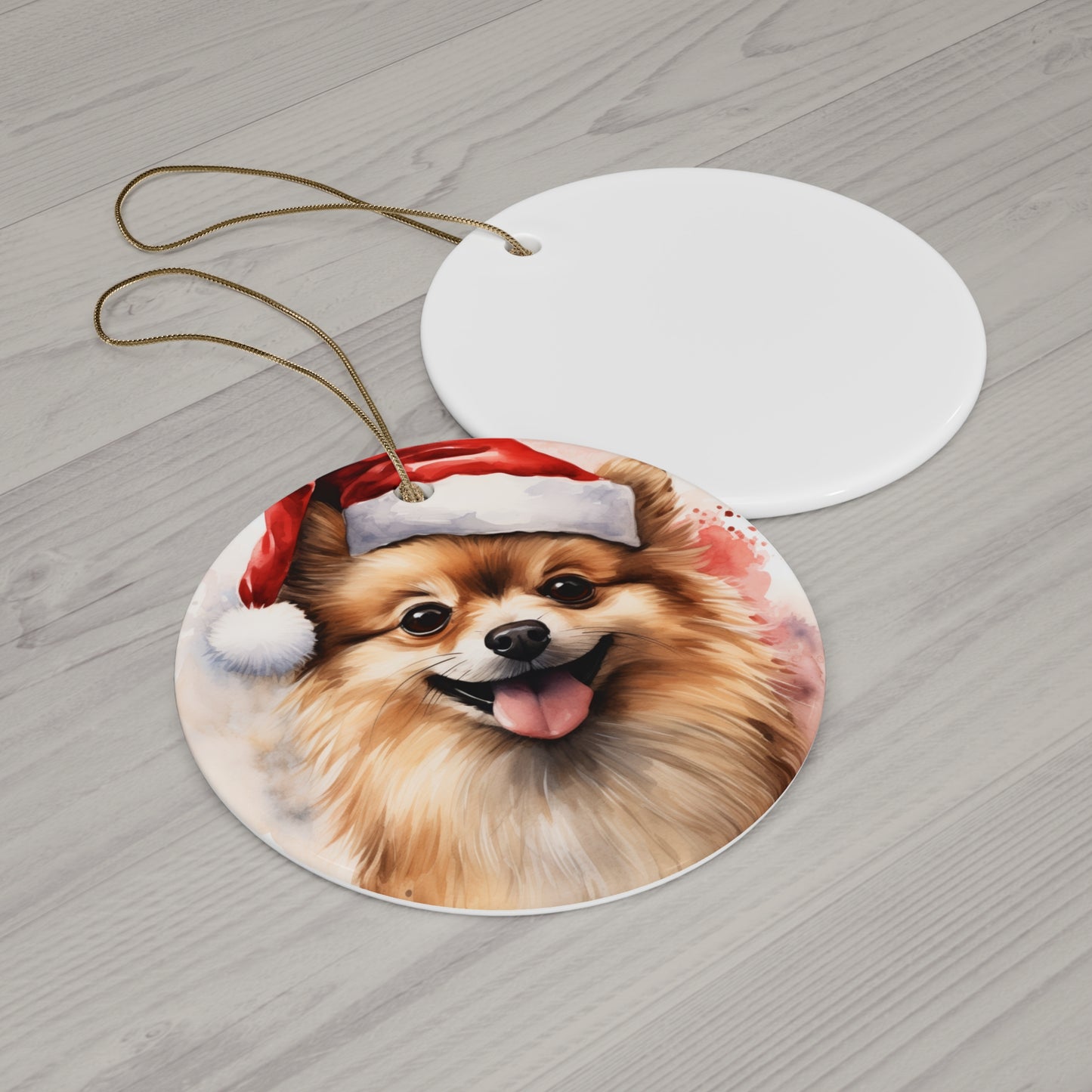 Pomeranian Christmas Ornament