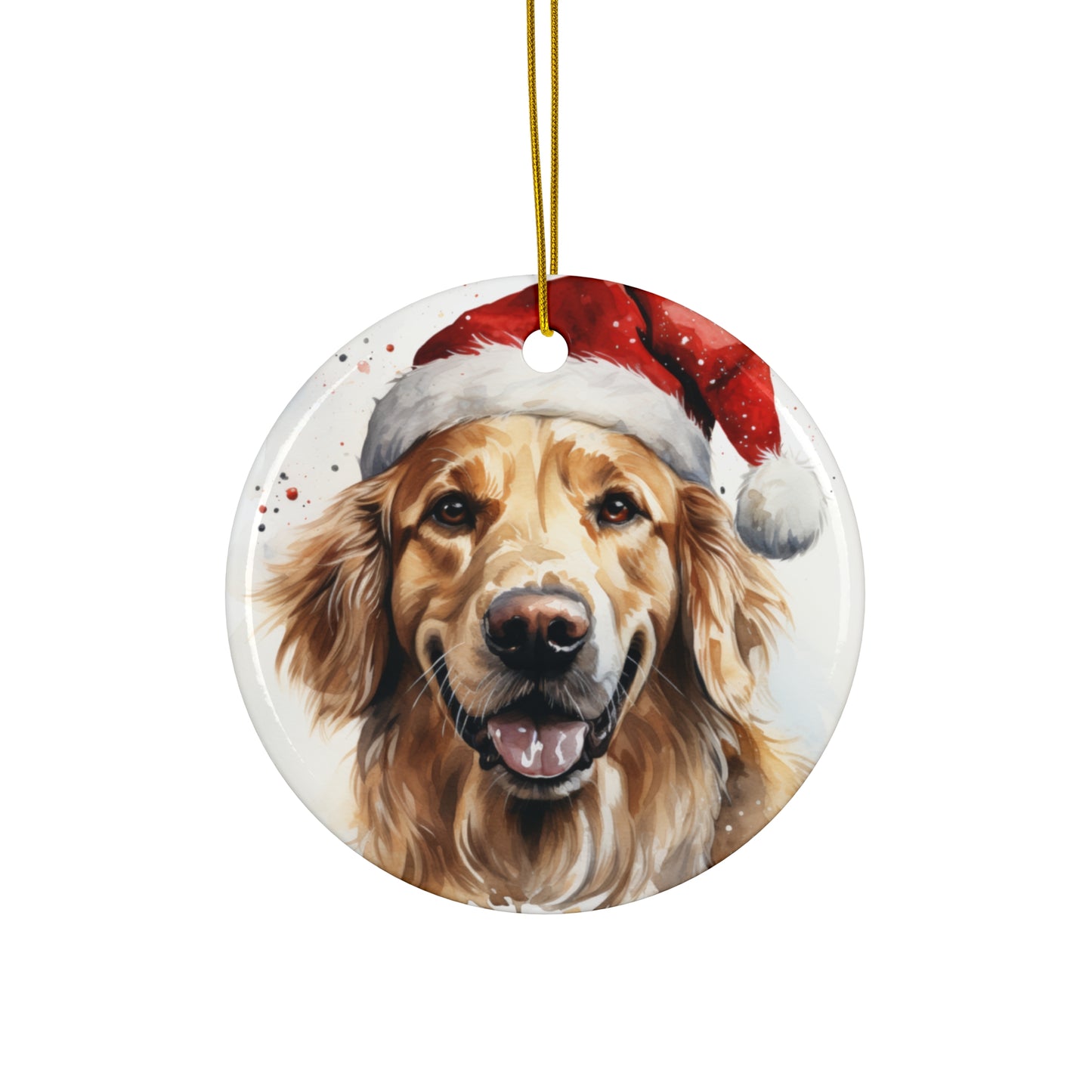 Golden Retriever Christmas Ornament