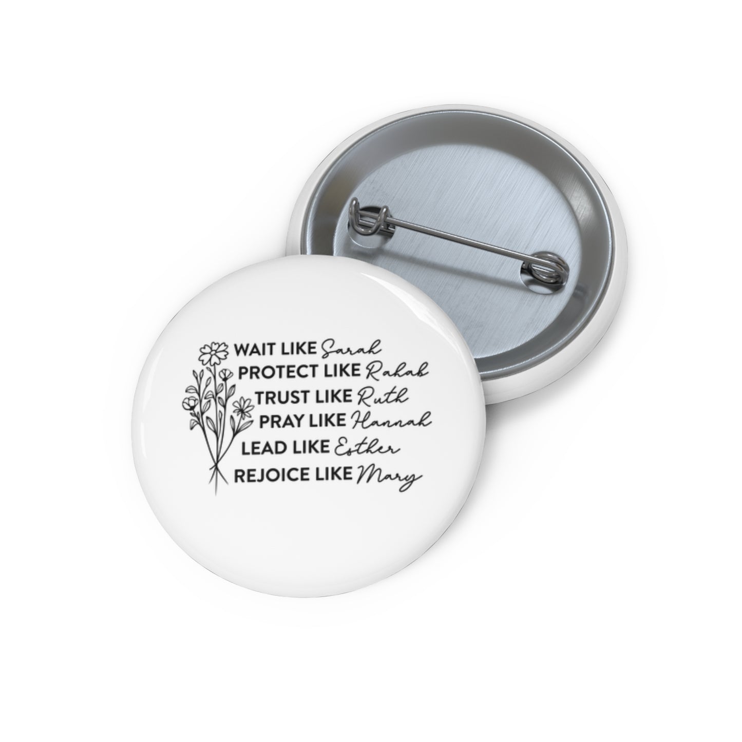 Women of the Bible pin | Christian button | Christian accessories