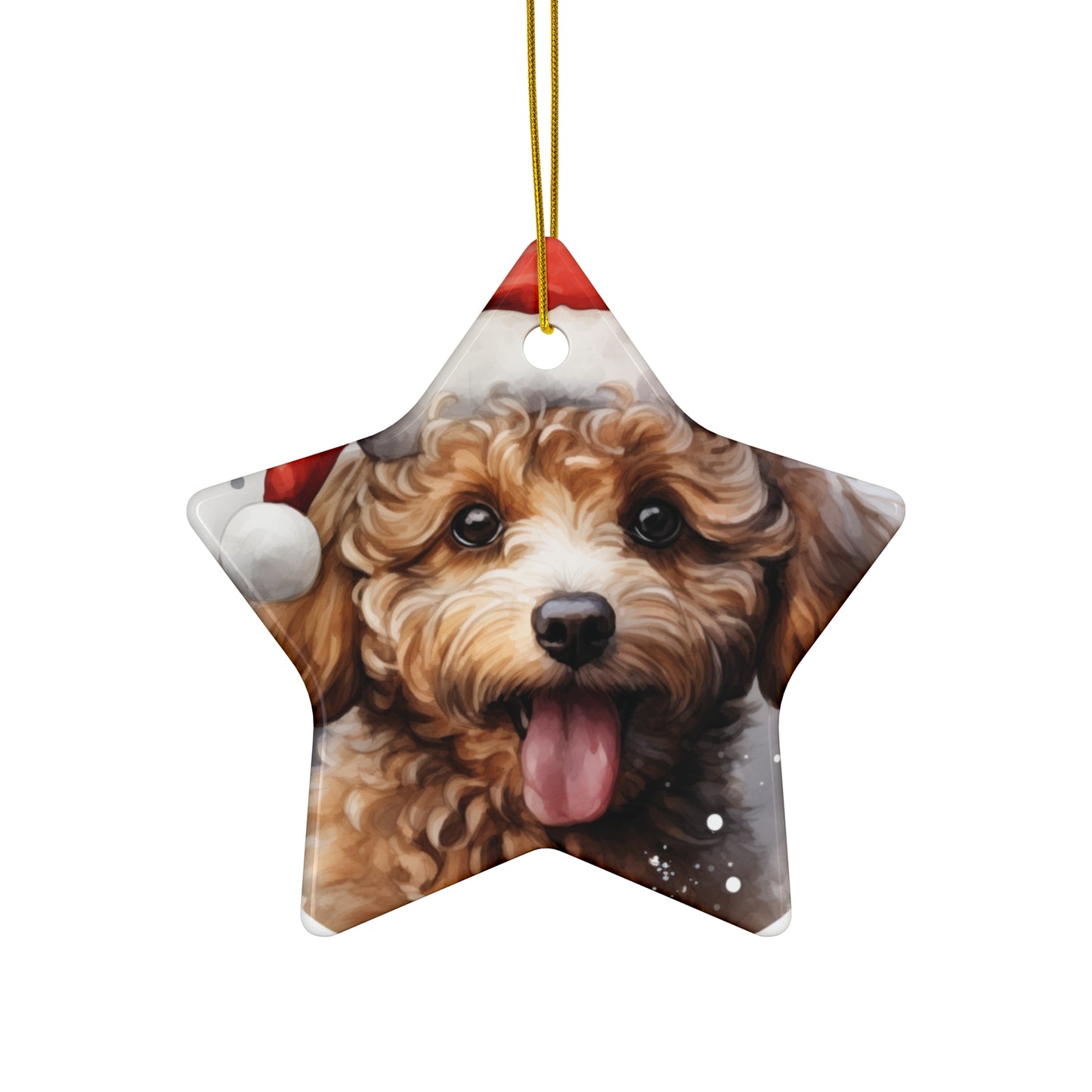 Golden Doodle Christmas Ornament