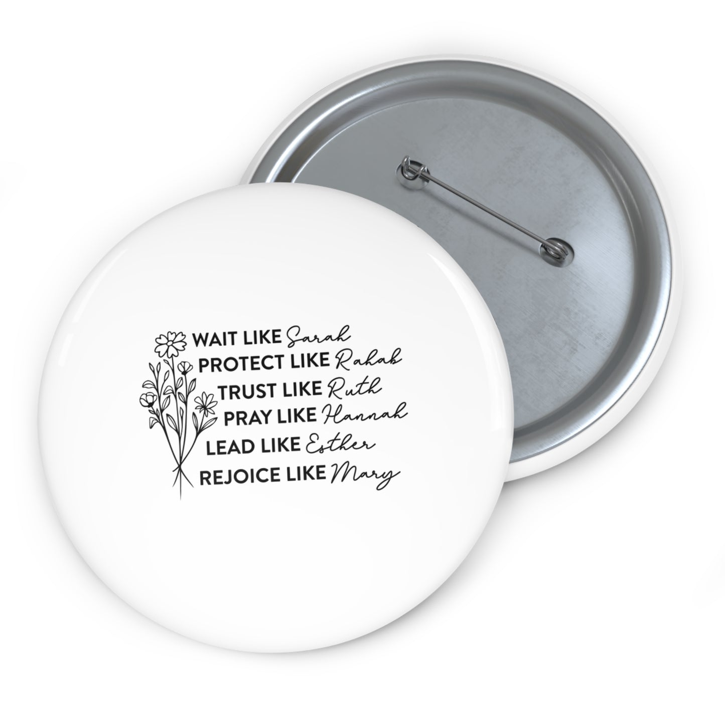 Women of the Bible pin | Christian button | Christian accessories