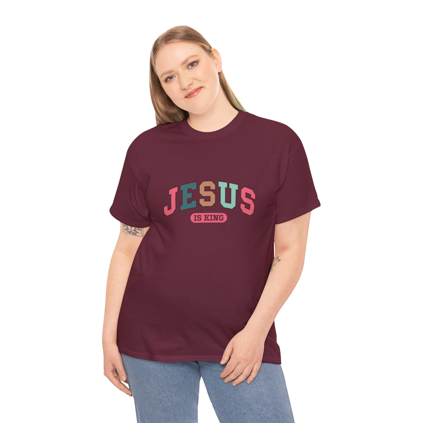 Jesus is King |Religious Graphic Tee, Christian Unisex Shirt, Jesus is King Apparel, Faith Gift Tee, Christian Clothing, Biblical Tee, Religious Gift,