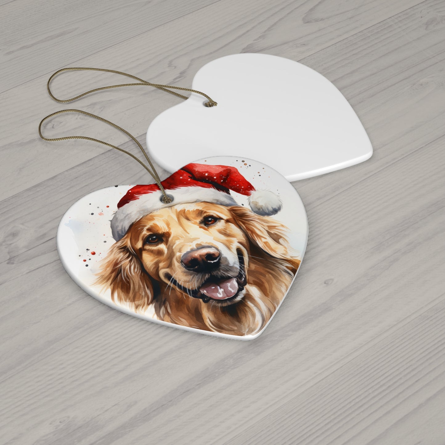 Golden Retriever Christmas Ornament