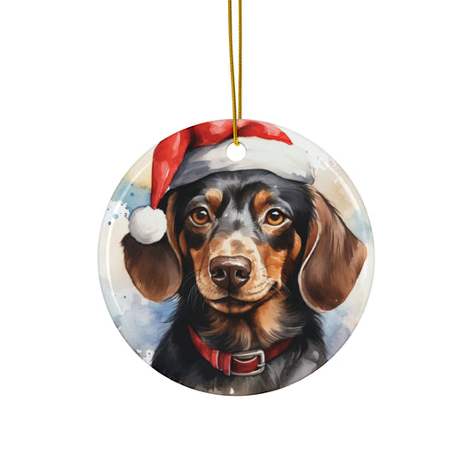 Dachshund Christmas Ornament