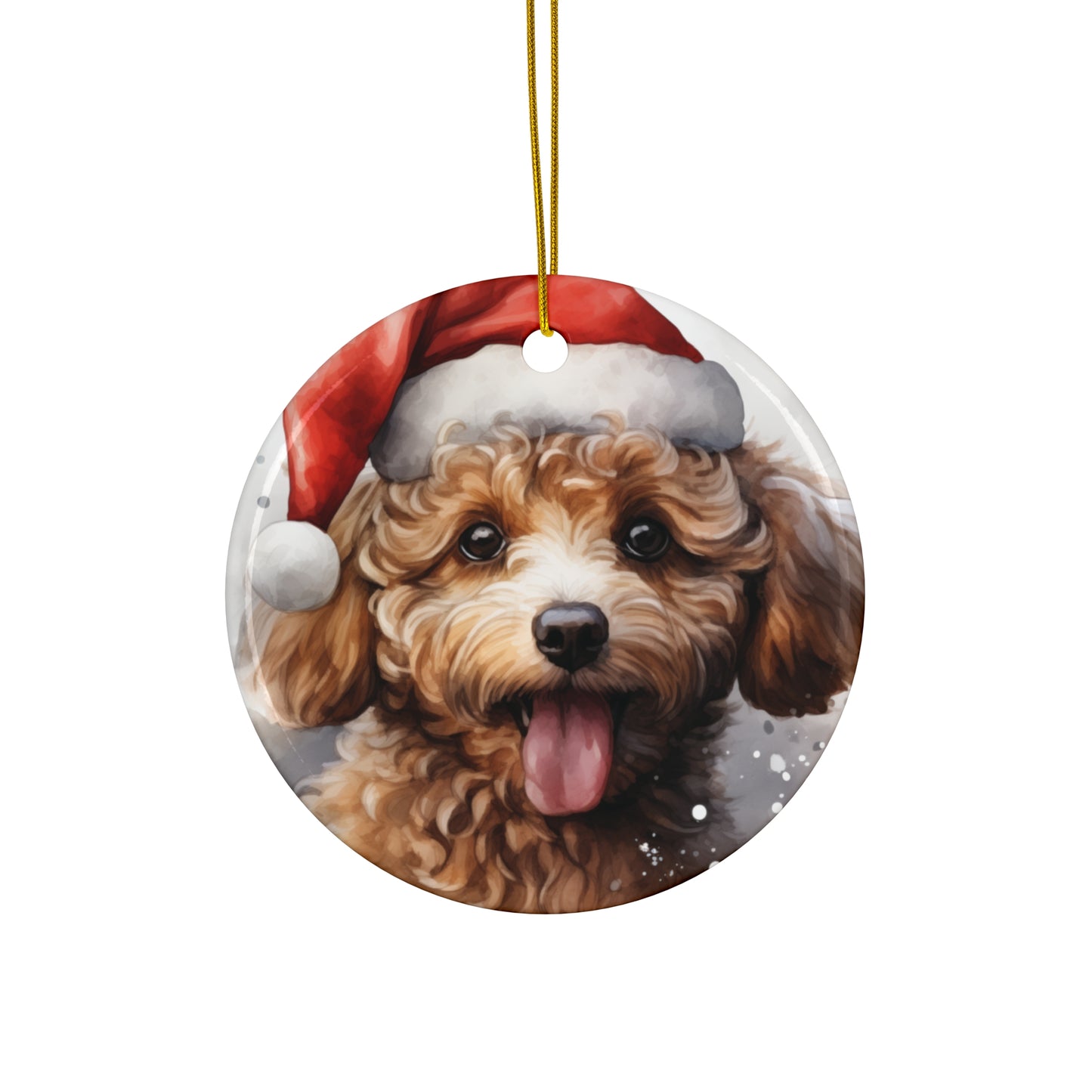 Golden Doodle Christmas Ornament