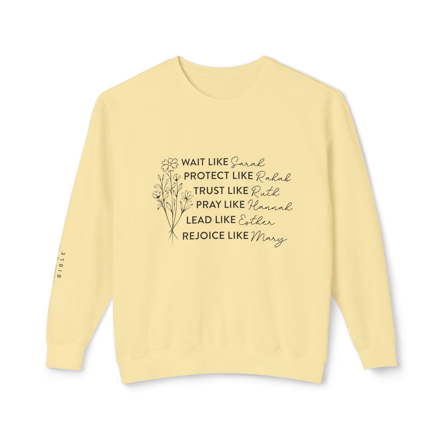 Women of the Bible Lightweight Sweatshirt - Christian Gifts | Christian Clothes | Christian Apparel