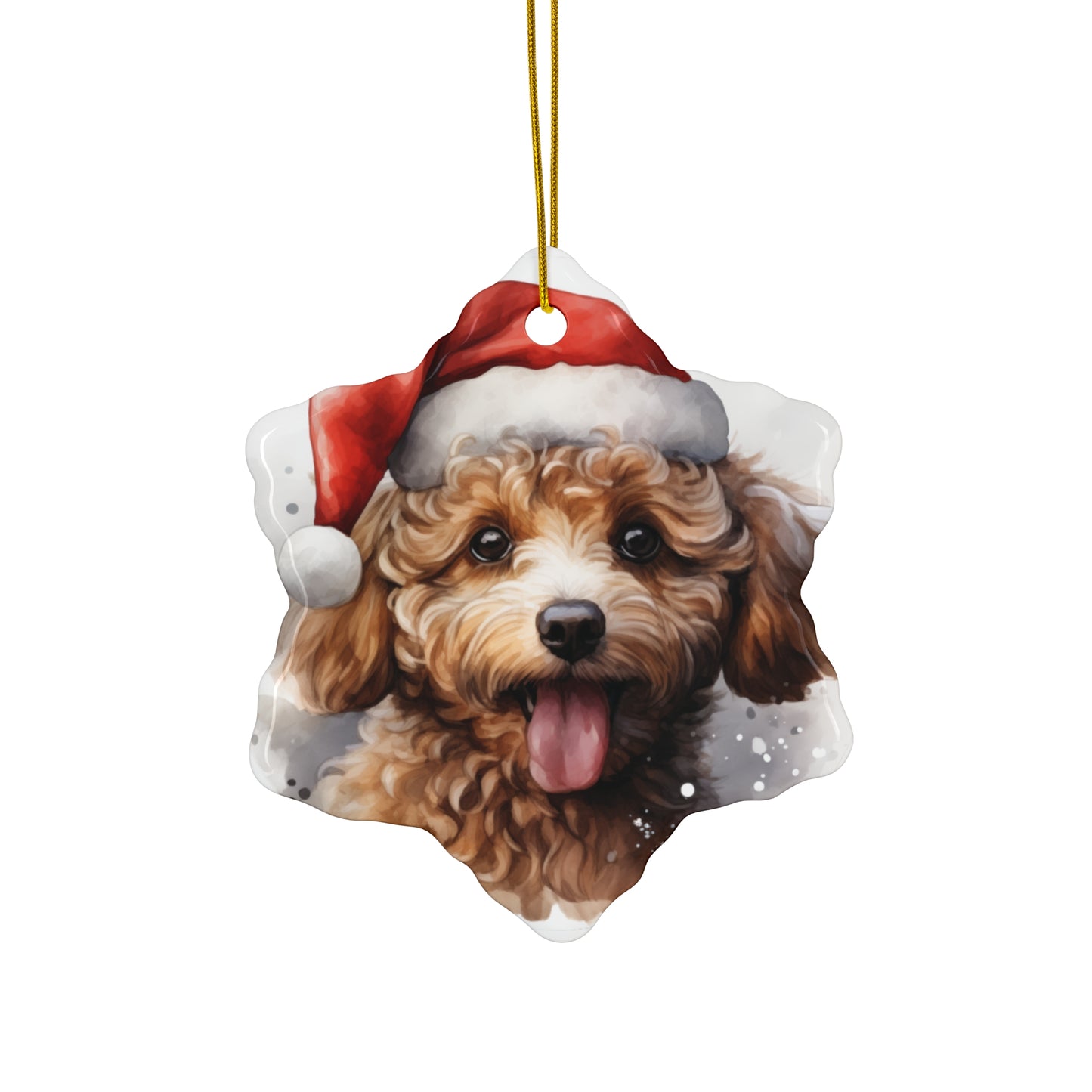 Golden Doodle Christmas Ornament