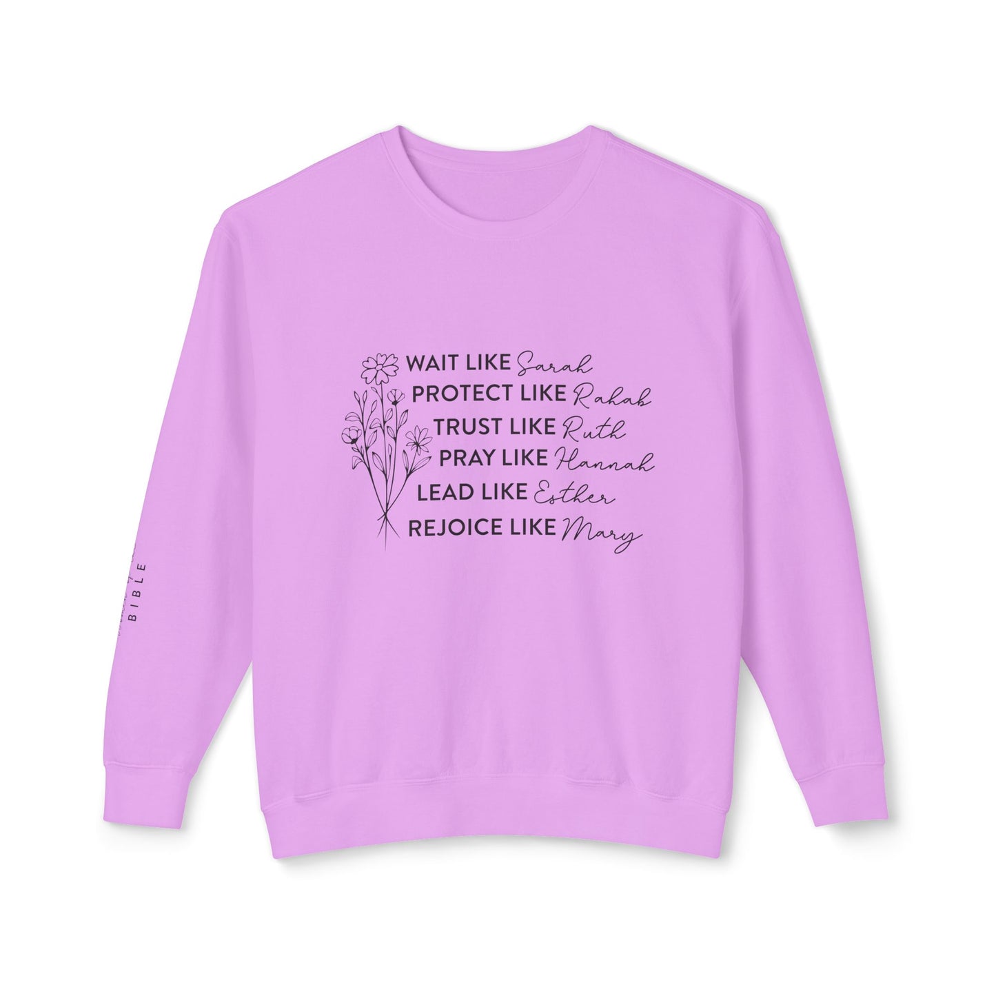 Women of the Bible Lightweight Sweatshirt - Christian Gifts | Christian Clothes | Christian Apparel