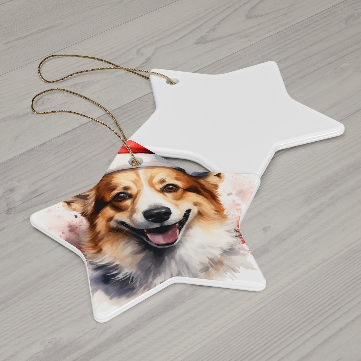 Corgi Christmas Ornament