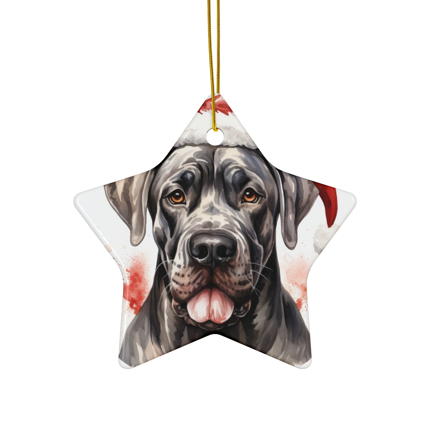 Great Dane Christmas Ornament