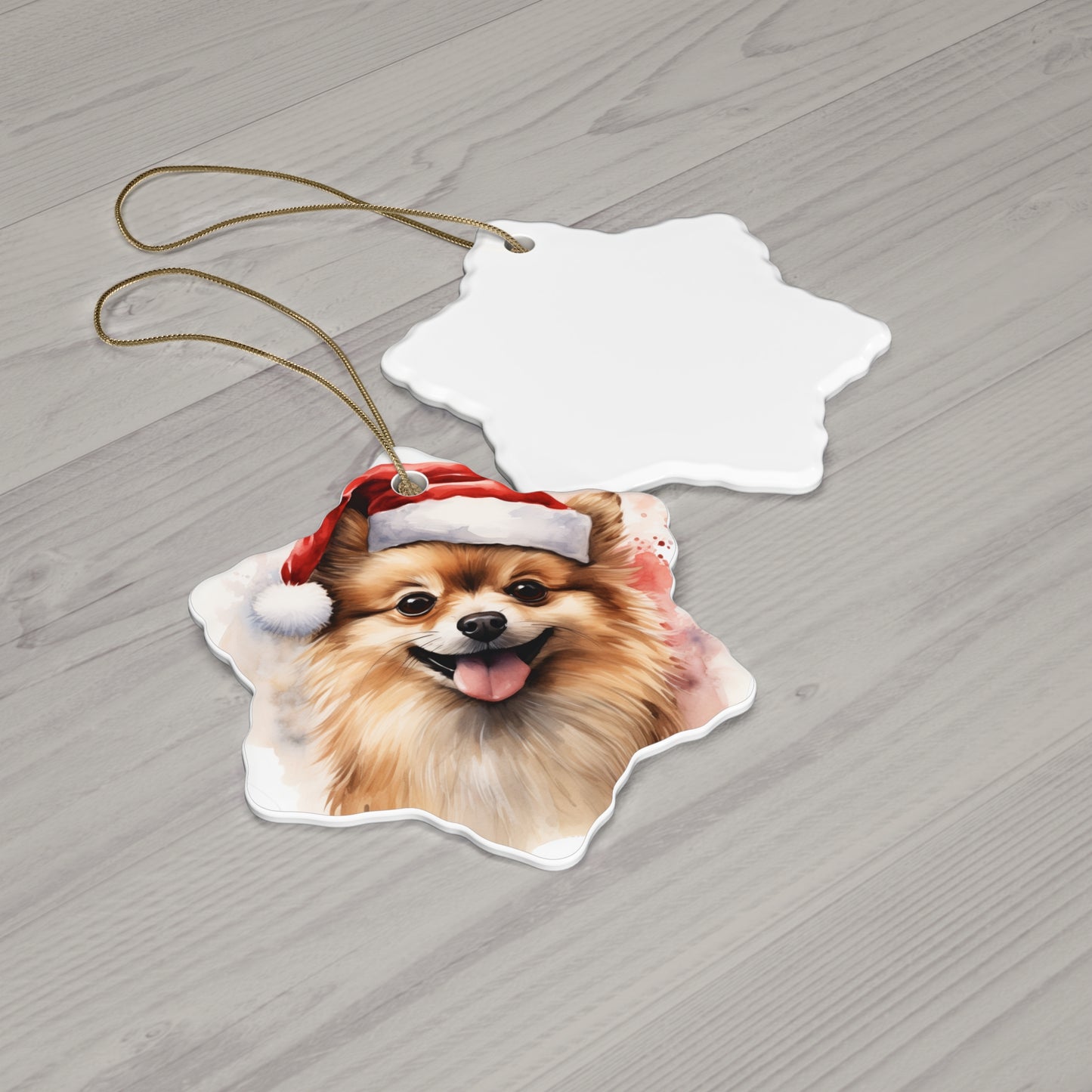 Pomeranian Christmas Ornament