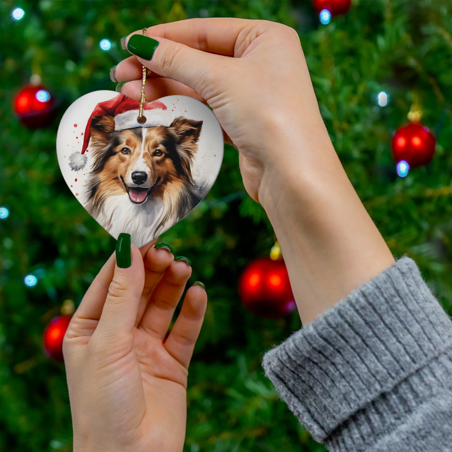 Australian Shepherd Christmas Ornament