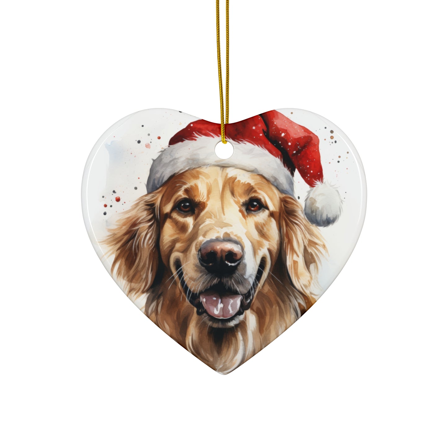 Golden Retriever Christmas Ornament