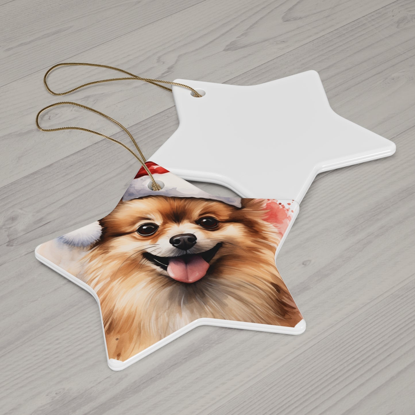 Pomeranian Christmas Ornament