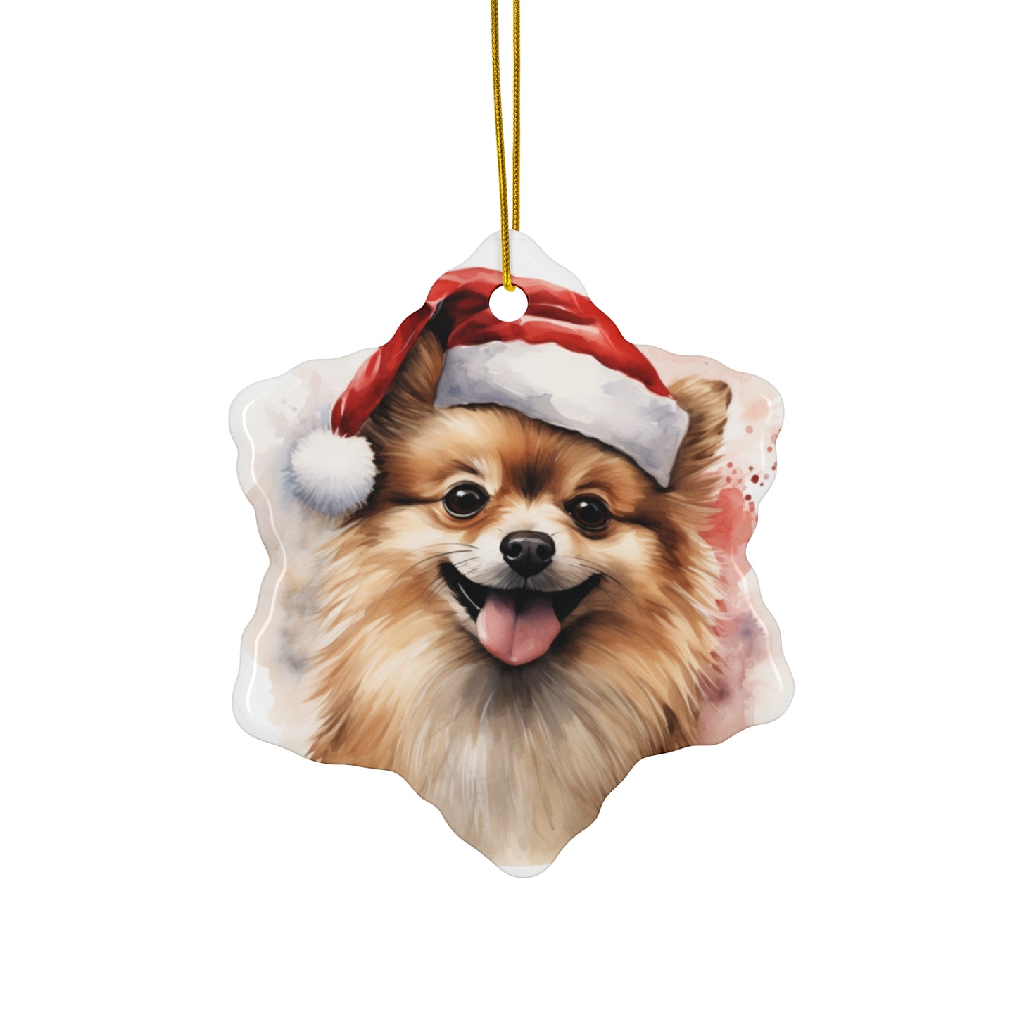 Pomeranian Christmas Ornament